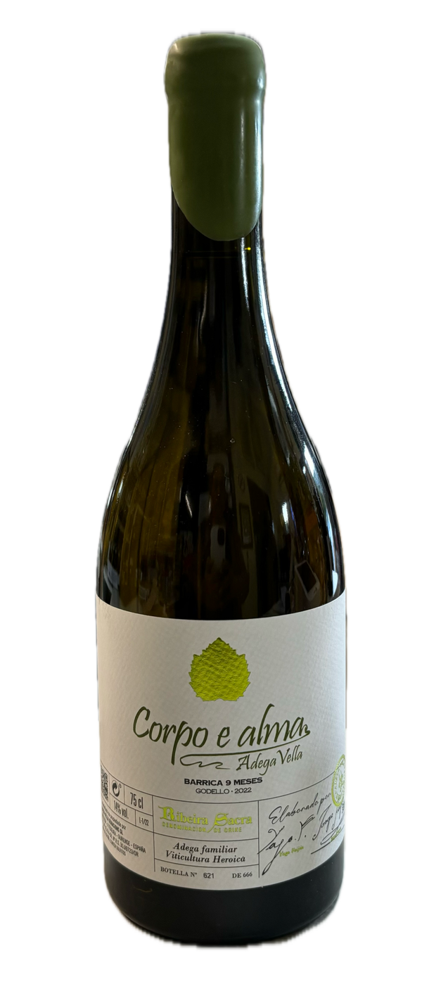 Vino Blanco Corpo e Alma Sobre Pieles Godello 750ml (Adega Vella) - Ribeira Sacra