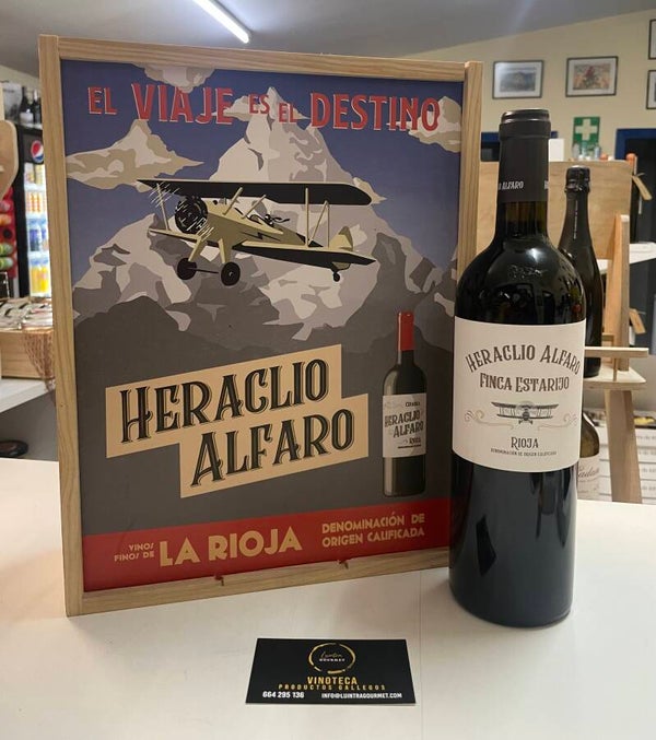 Vino Tinto Finca Estarijo Crianza Tempranillo - Graciano - Garnacha Tinta - Mazuelo 750ml (Heraclio Alfaro) - Rioja