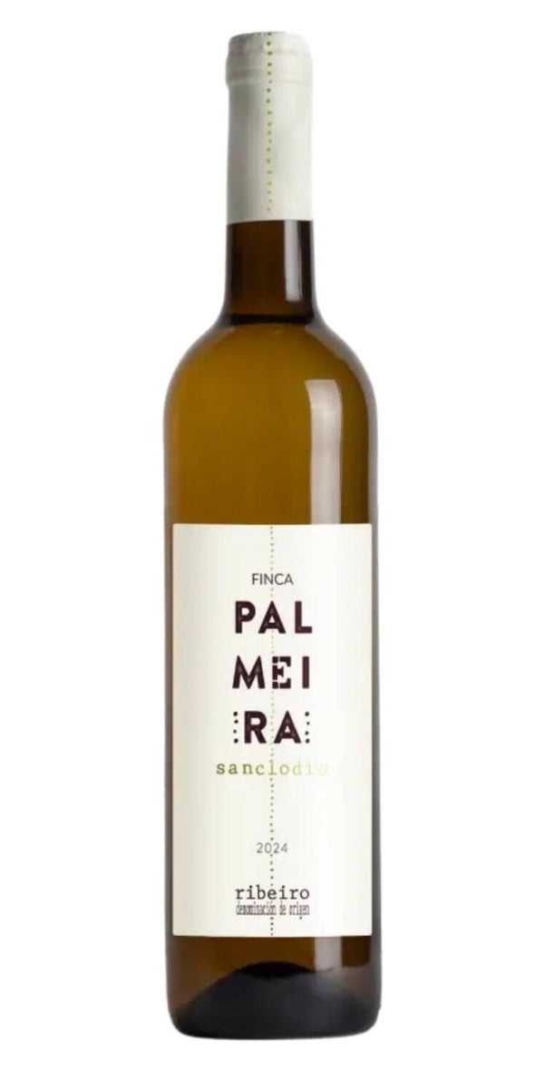 Vino Blanco Finca Palmeira Barrica Lías Treixadura Loureira Albariño 750ml (Bodega Sanclodio) - Ribeiro