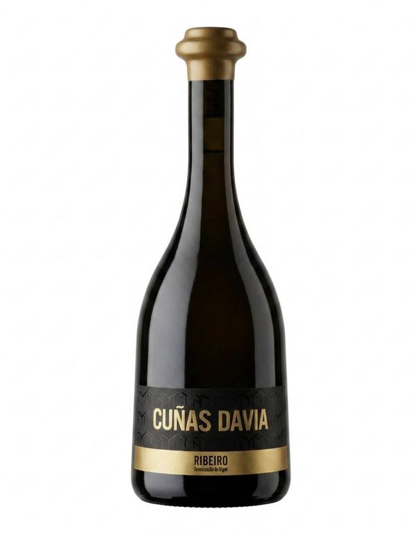 Vino Blanco Cuñas Davia Barrica Treixadura - Albariño - Caíño Blanco 750ml (Cuñas Davia) - Ribeiro