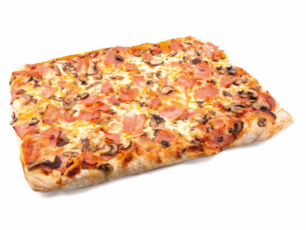 Pizza 30x40 Jamón Cocido y Champiñon Portobello 1.200grs