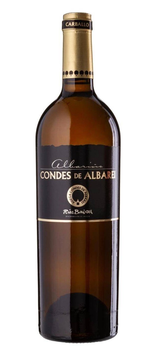 Vino Blanco Condes de Albarei Carballo Galego Barrica Albariño 750ml () - Rías Baixas