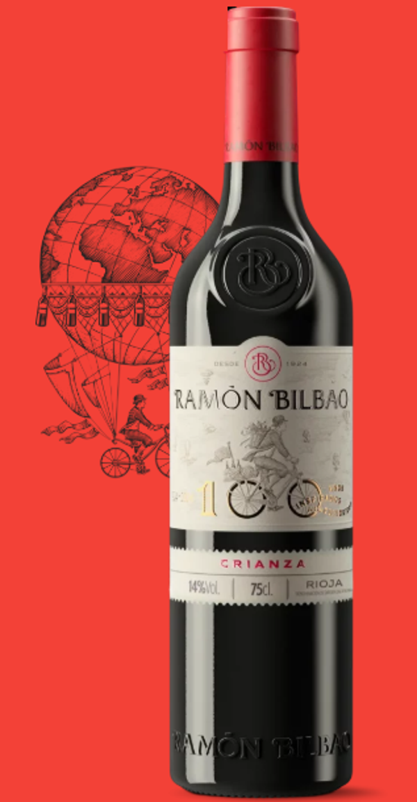 Vino Tinto Ramon Bilbao Crianza Tempranillo 750ml (Ramon Bilbao) - Rioja
