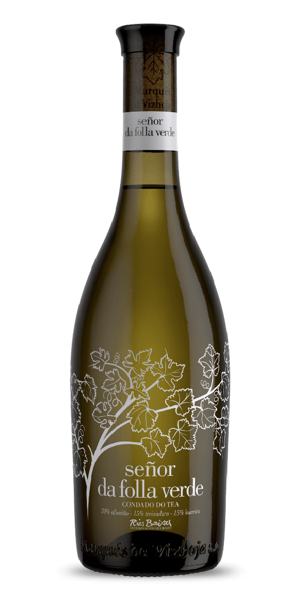 Vino Blanco Señor da Folla Verde Albariño - Treixadura - Loureira 750ml (Marques de Vizhoja) - Rias Baixas