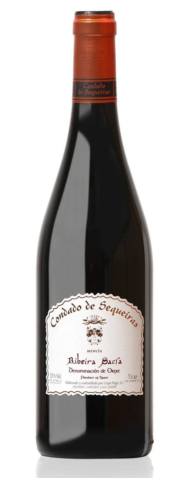 Vino tinto Condado de Sequeiras Mencía 750ml (Condado de Sequeiras) - Ribeira Sacra