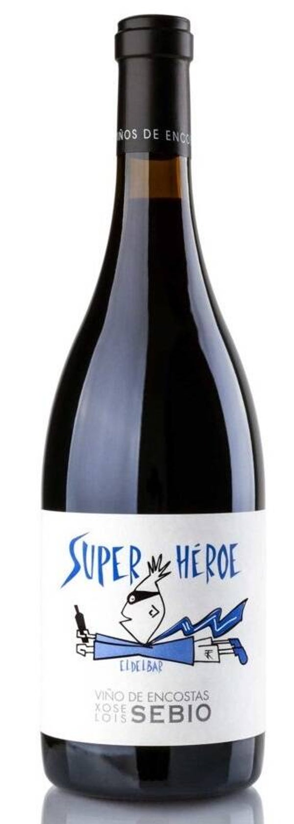 Vino Tinto Super Heroe Barrica Autoctonas 750ml (Sebio) - Desamparado