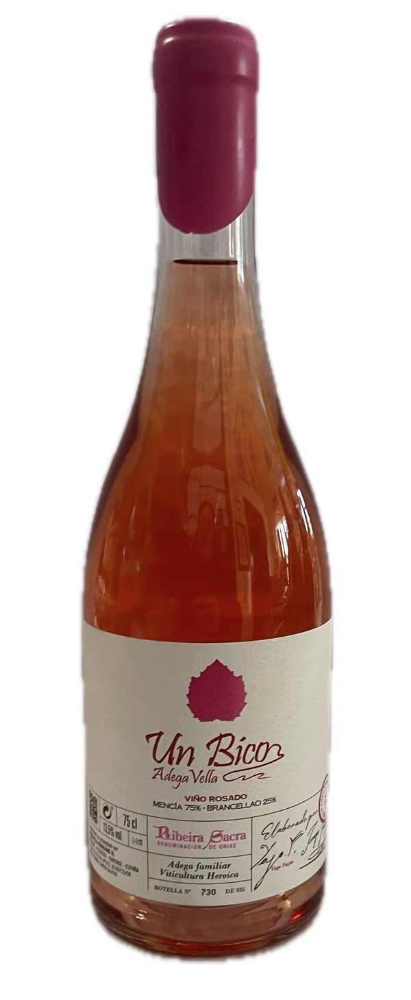 Vino Rosado Un Bico Mencía - Brancellao - Merenzao 750ml (Adega Vella) - Ribeira Sacra