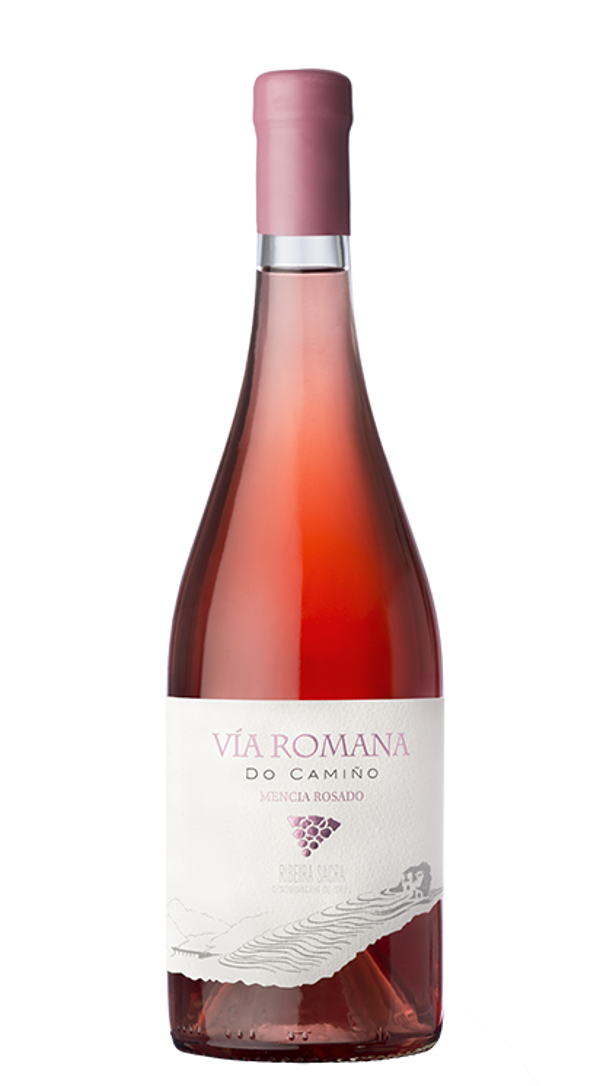 Vino Rosado Via Romana do Camiño Lias Mencia 750ml (Via Romana (Mendez Rojo - ViniGalicia Familia Bodeguera)
