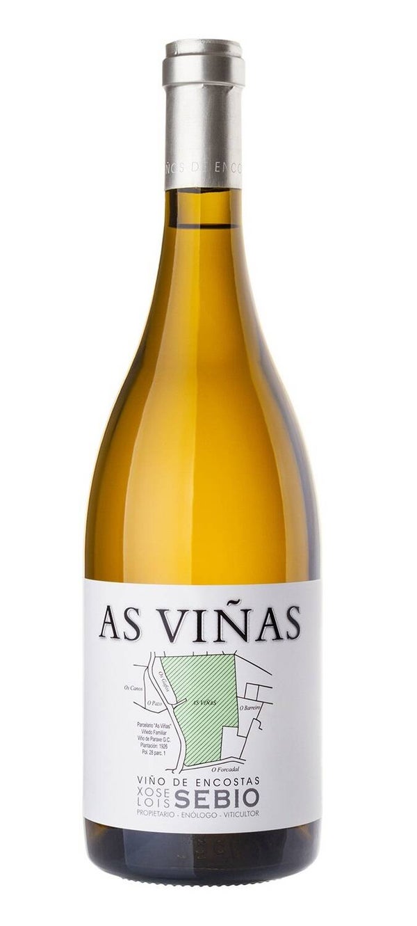 Vino Blanco As Viñas Guarda Treixadura - Albariño - Albilla - Caiño Blanco 750ml (Sebio) - Desamparado Ribeiro