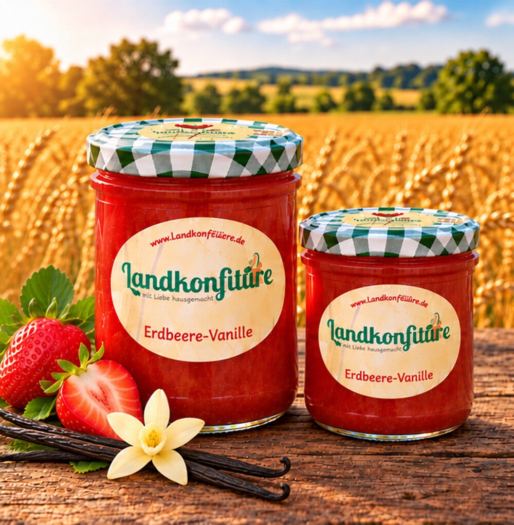 Erdbeer-Vanille - Fruchtaufstrich