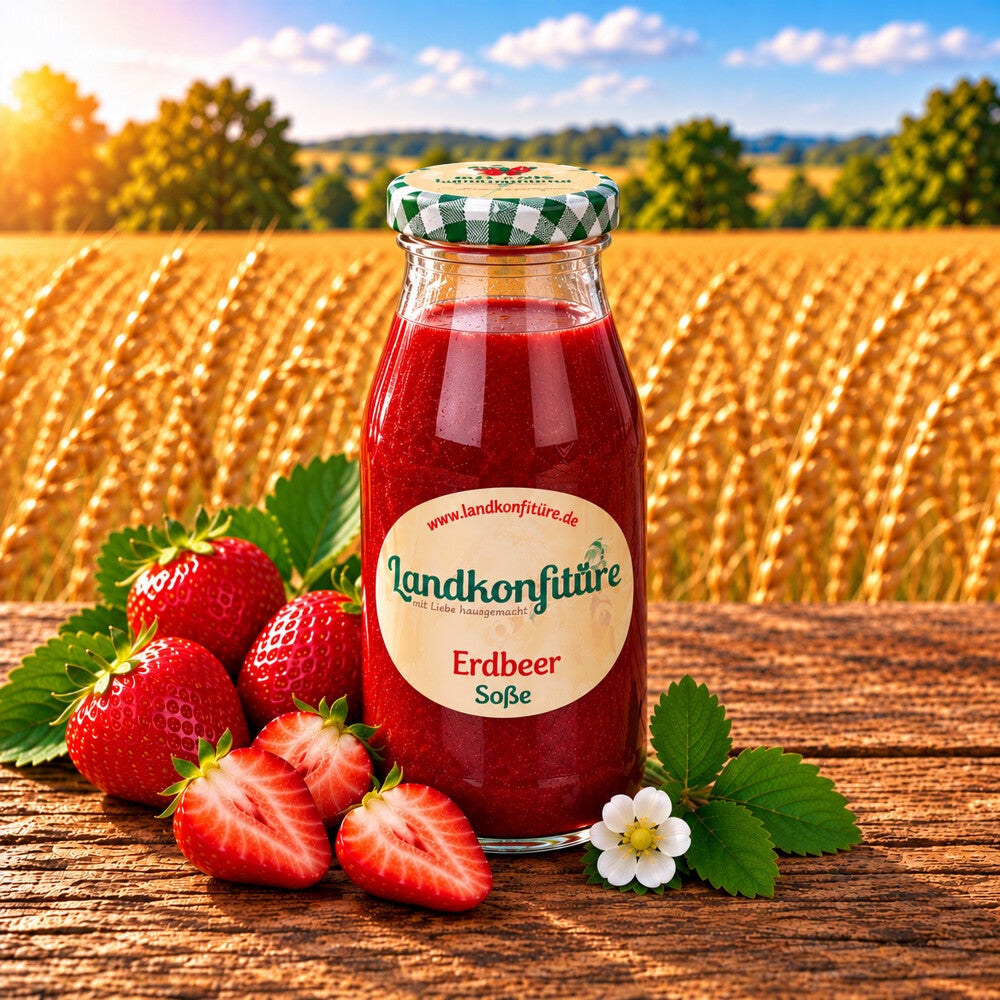 Erdbeere - Dessertsoße