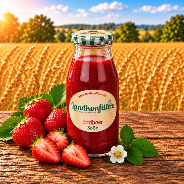 Erdbeere - Dessertsoße