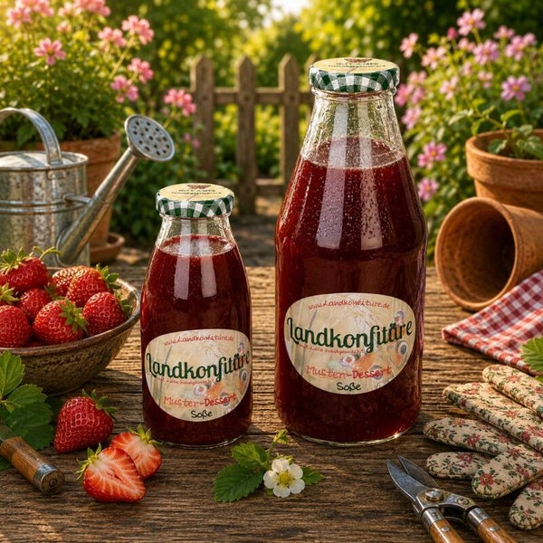 Erdbeere - Dessertsoße