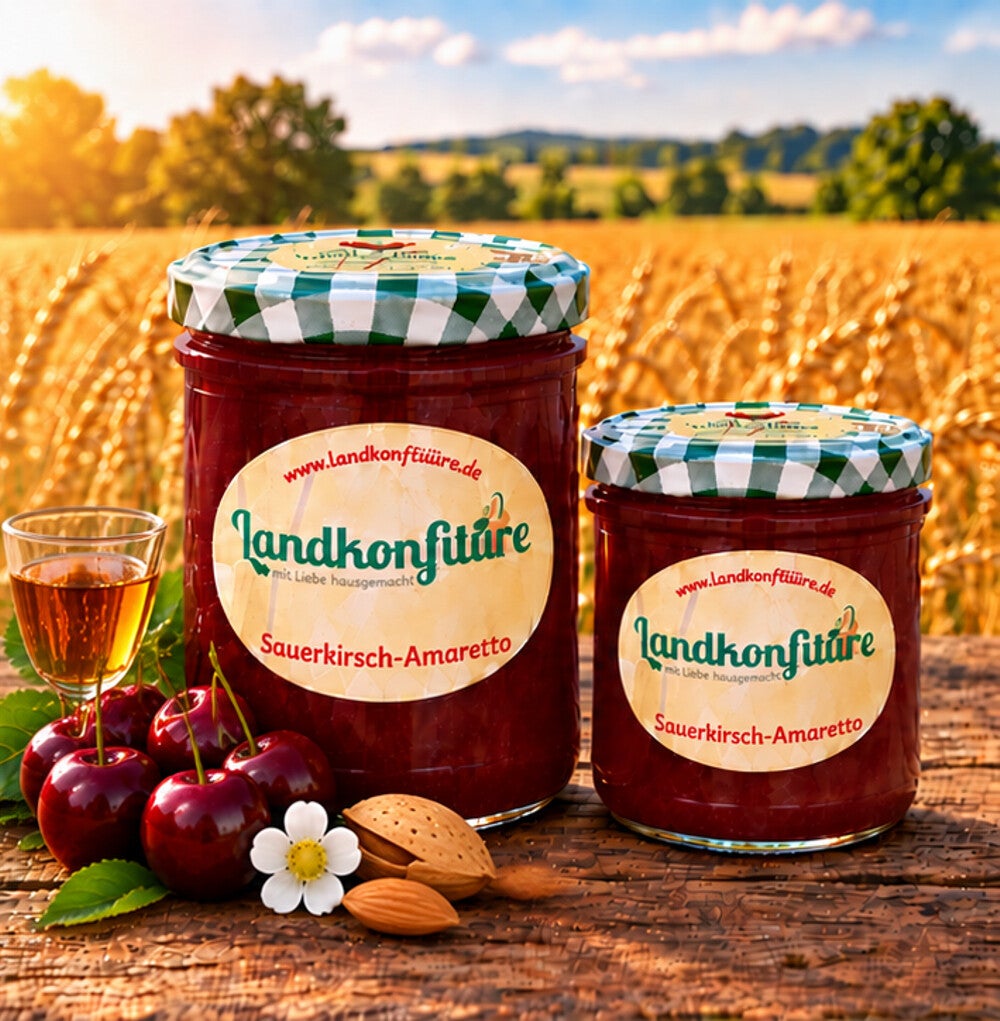 Sauerkirsch-Amaretto - Fruchtaufstrich