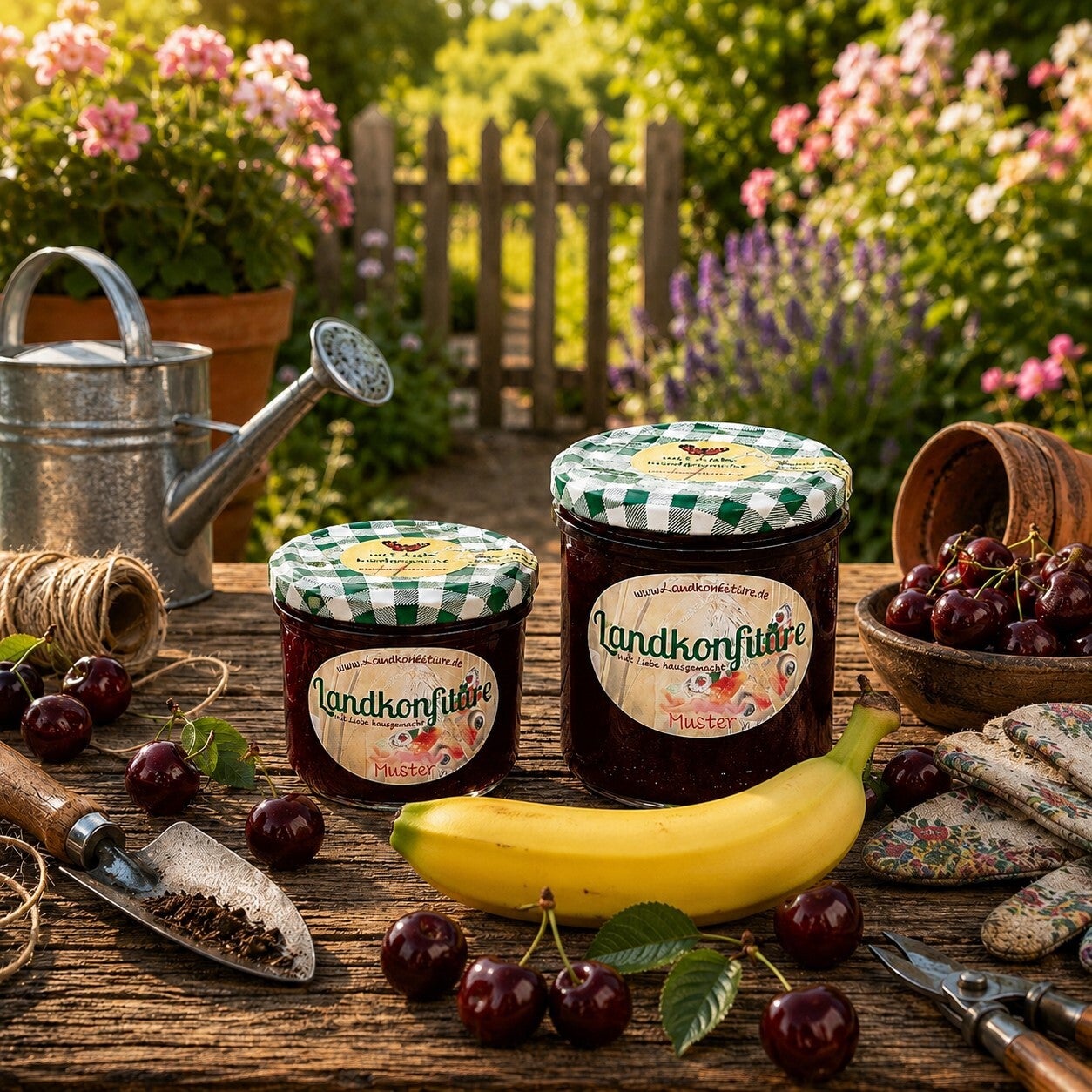 Sauerkirsch-Banane - Fruchtaufstrich