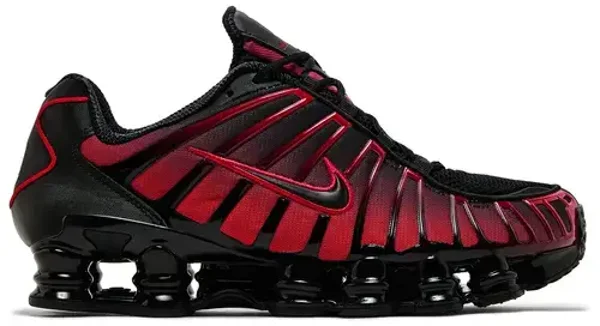 NIKE SHOX TL BLACK/BLACK-UNIVERSITY RED
