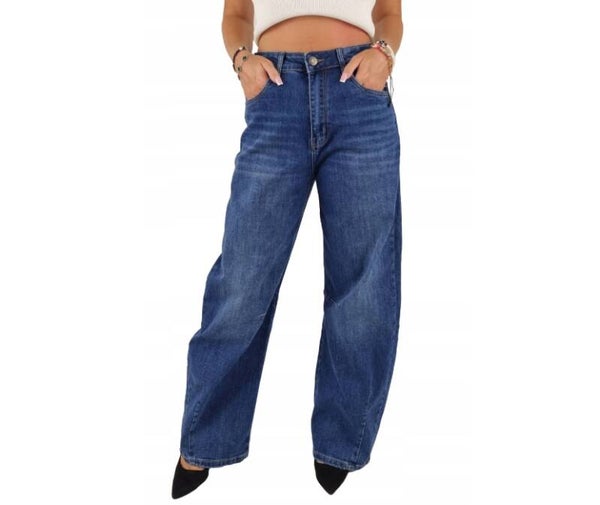 Pantaloni / jeans in denim ORIGINALI della rinomata azienda Ana Lucy, COLLEZIONE BALLOON.