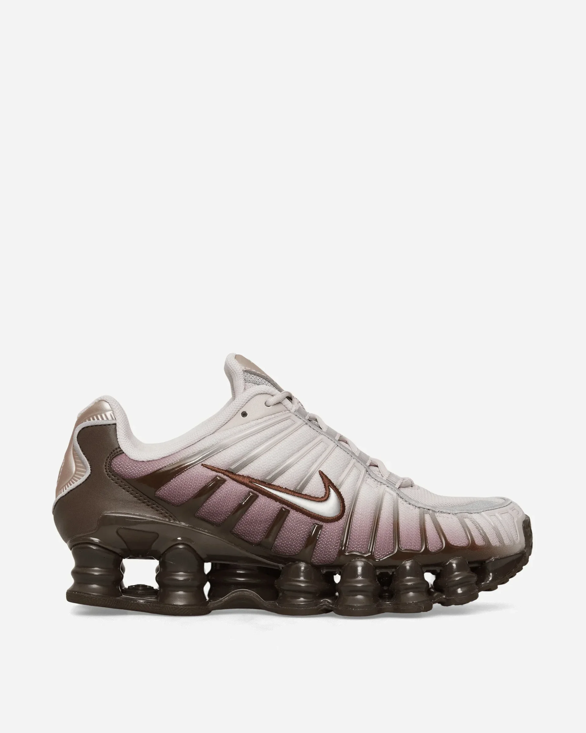 W NIKE SHOX TL BAROQUE BROWN METALLIC SILVER