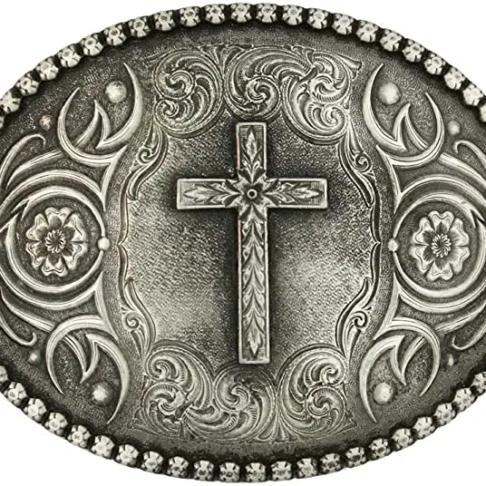 Fibbia per cintura con aquila americana in argento antico 1791ATS
