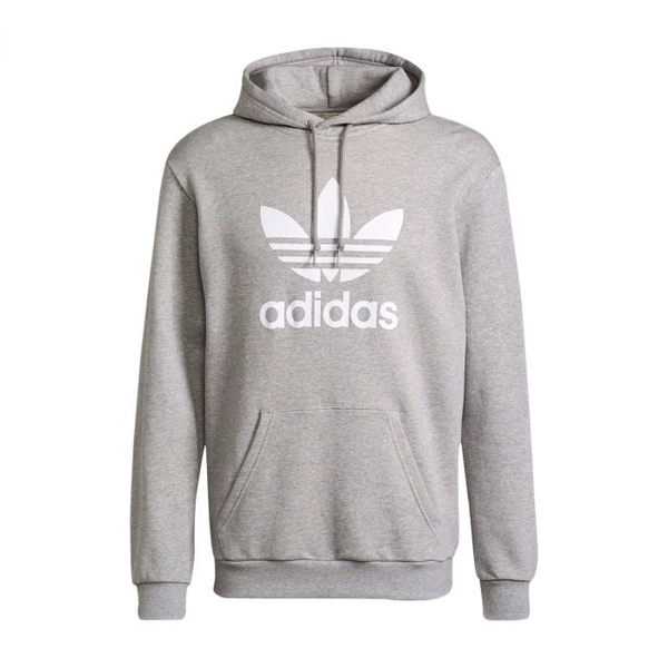 adidas Adicolor Classics Trefoil Hoodie Medium Grey Heather