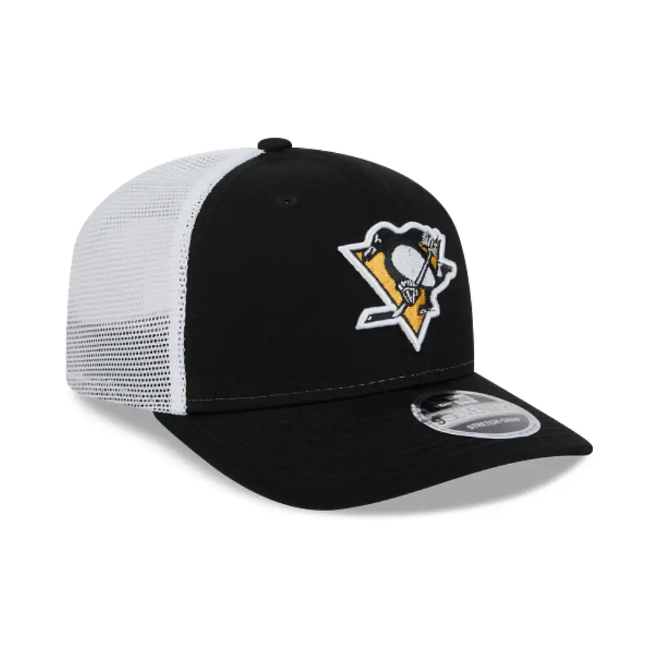 CAPPELLO TRUCKER SNAPBACK NERO 9SEVENTY NHL NEW ERA PITTSBURGH PENGUINS