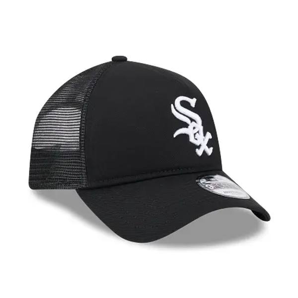 CAPPELLO NERO SNAPBACK TRUCKER CHICAGO WHITE SOX 9FORTY A-FRAME