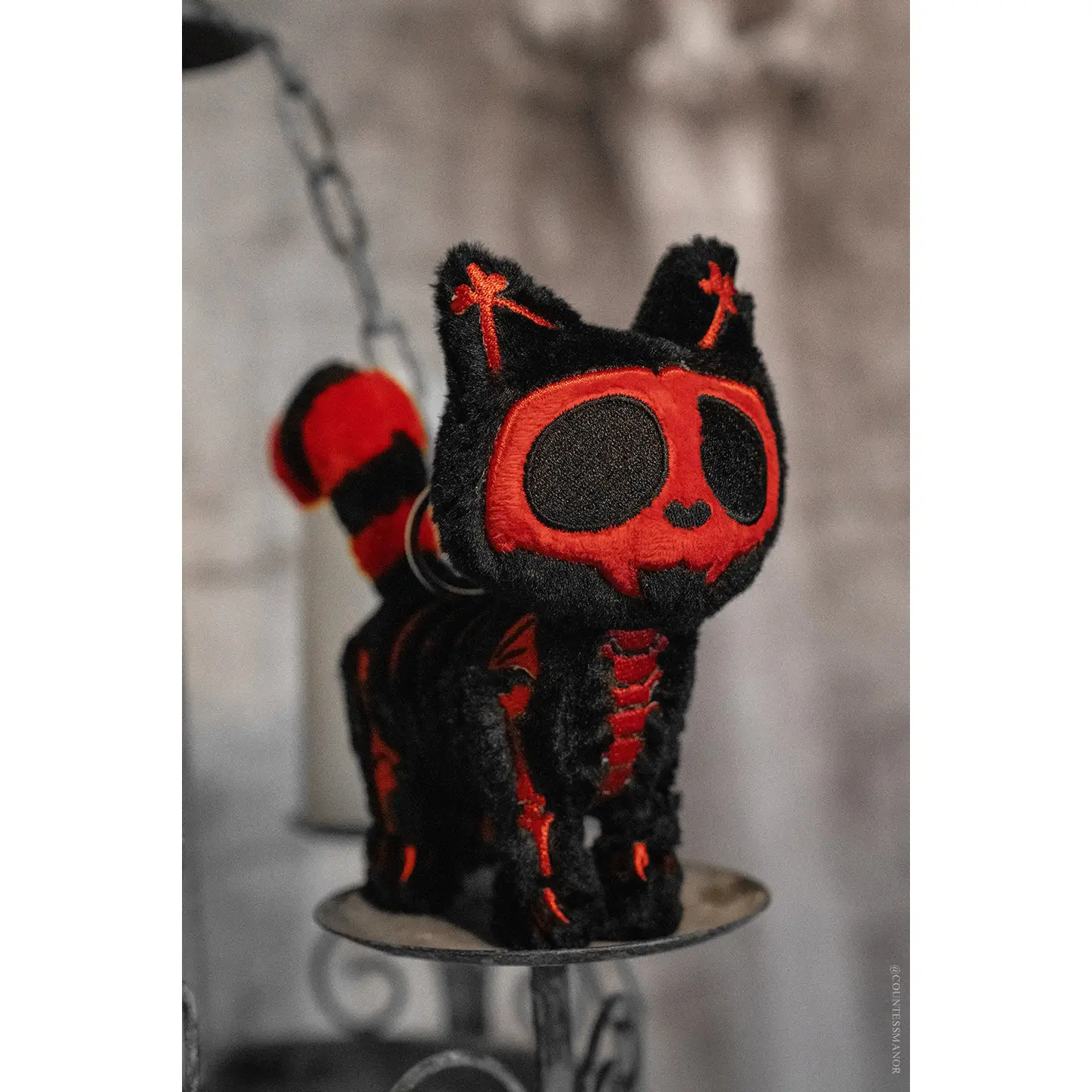 Portachiavi in ​​peluche Scheletro