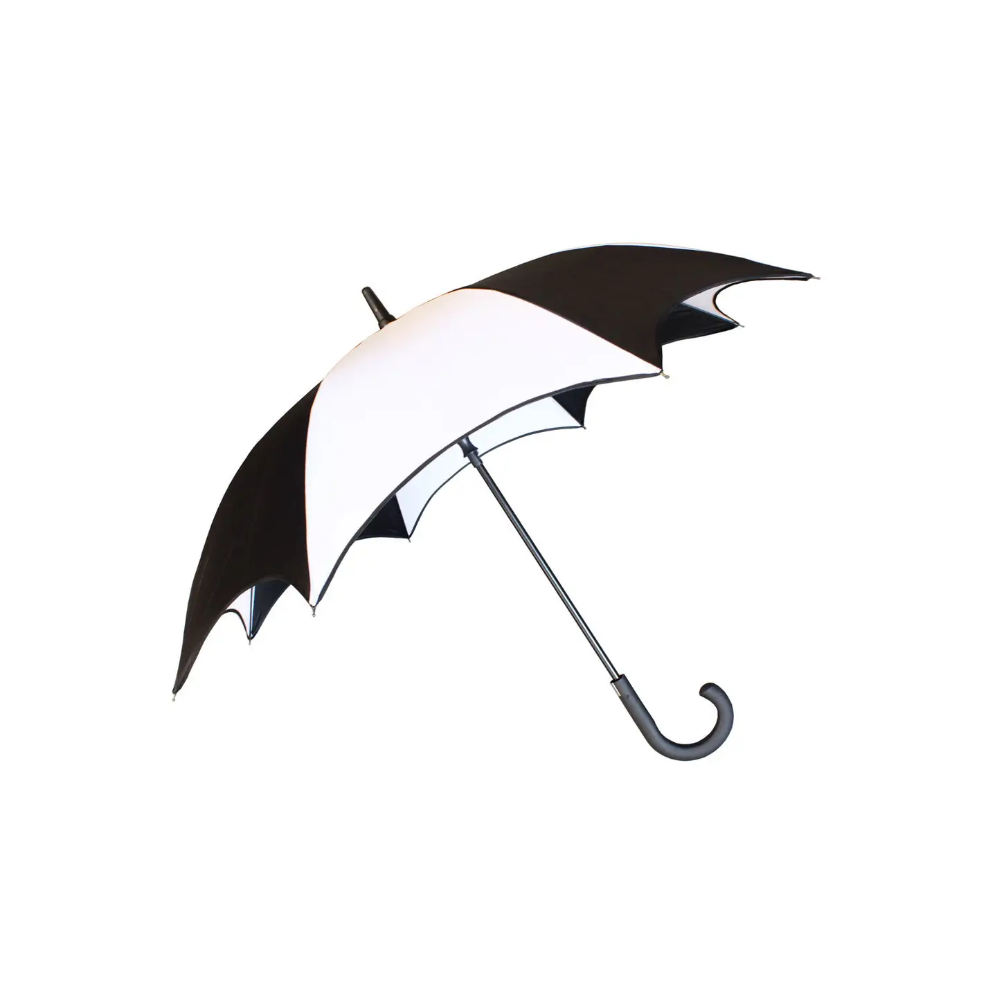 Ombrello per corteo funebre [NERO/BIANCO]