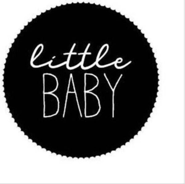 10 stickers: little baby