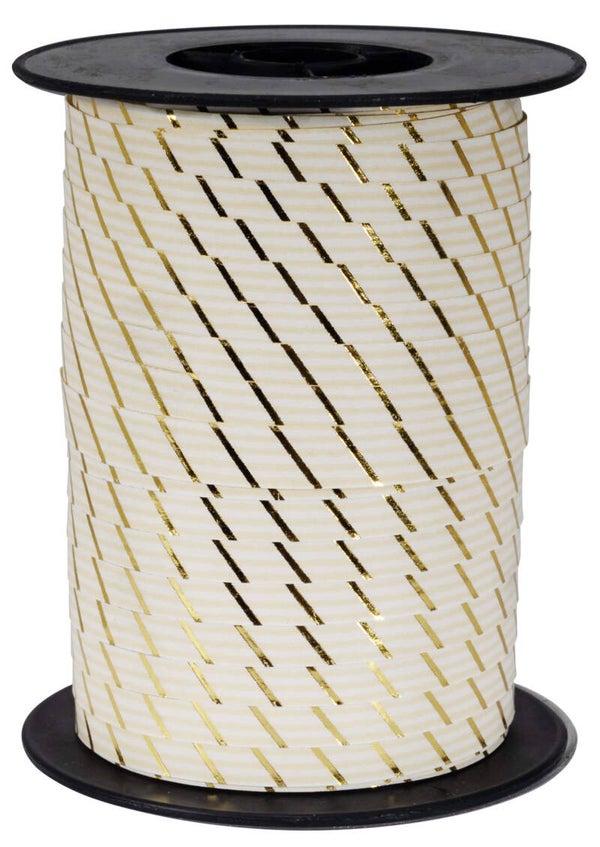 lint wit met goud streepje