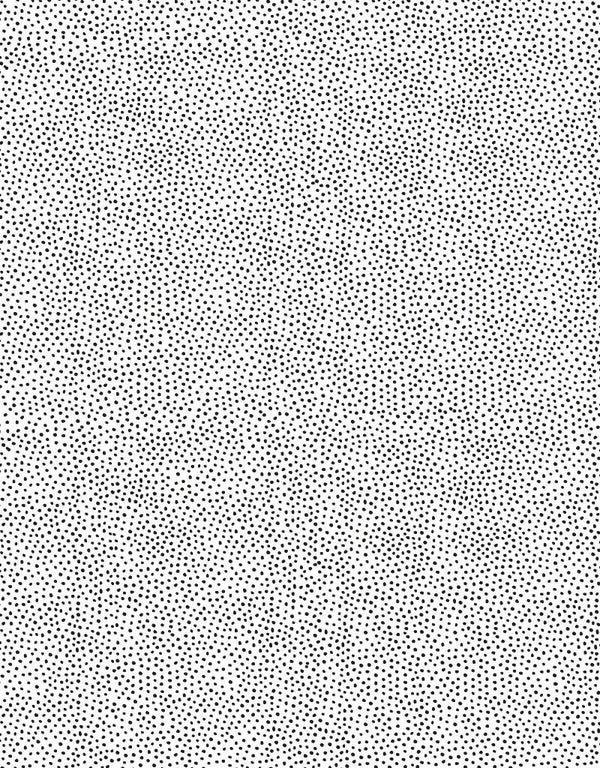 inpakpapier Zoedt wit met zwarte dotjes