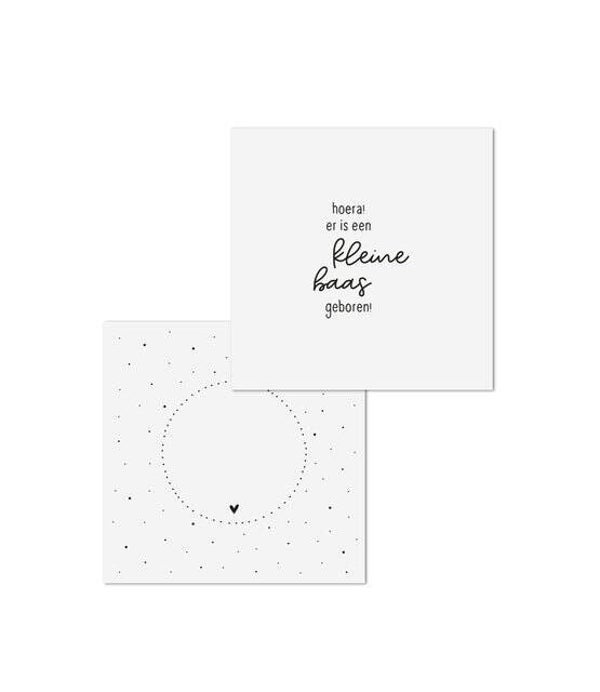 kaart Zoedt hoera kleine baas geboren