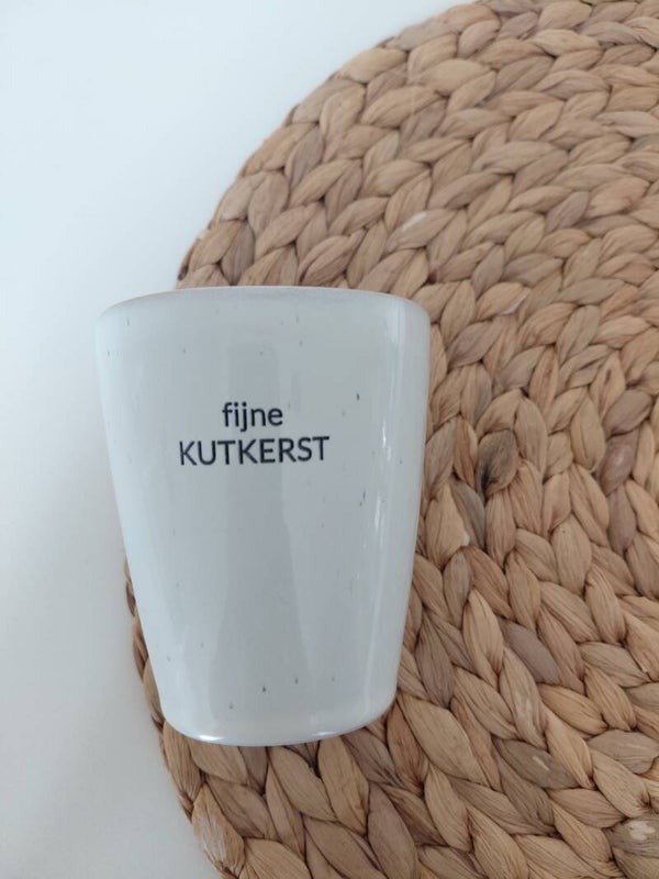 Glitter en Grime mok ´´ Fijne KUTKERST´´