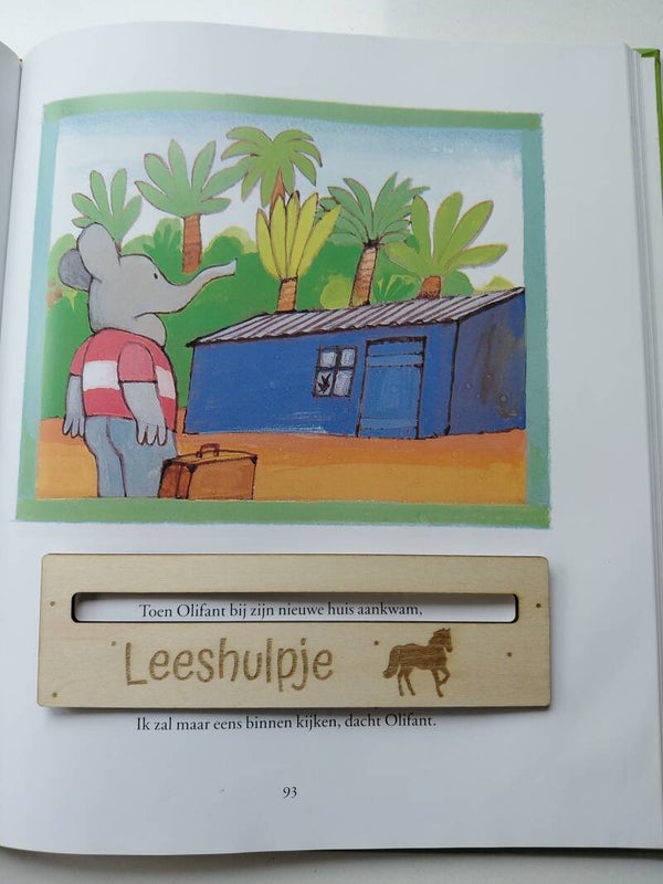 Leeshulpje paard