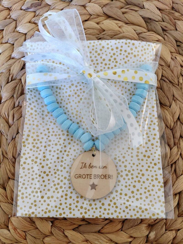 Glitter en Grime ketting ''ik ben grote broer''