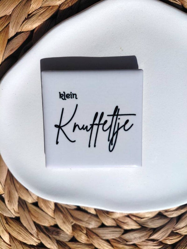 Magneet tegeltje '' Klein knuffeltje ''