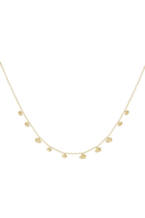 klassieke ketting met schelp bedels