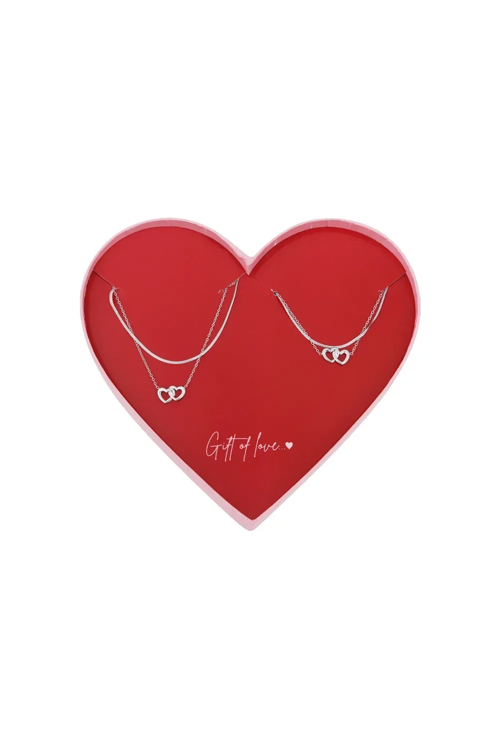 Gift of love ( set armband en ketting zilver)