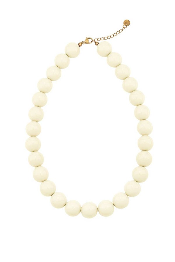 Glitter en Grime DIY kralen ketting | beige