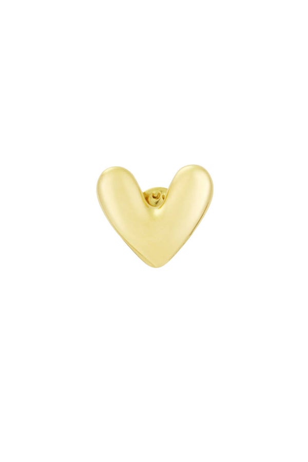 Broche heartly - Goud kleur