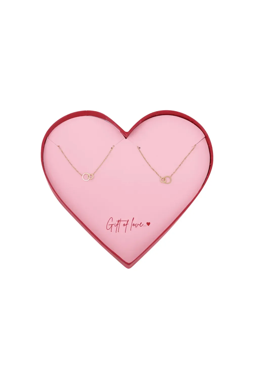 Gift of love stainless steel infinity armbanden