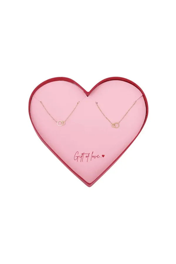 Gift of love stainless steel infinity armbanden
