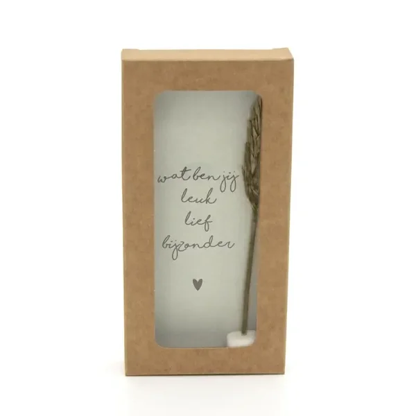 Little Box Dried Flower "Wat ben jij leuk lief bijzonder"