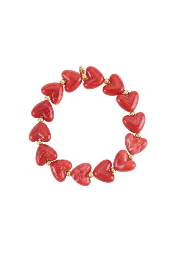 Armband lovely crimson