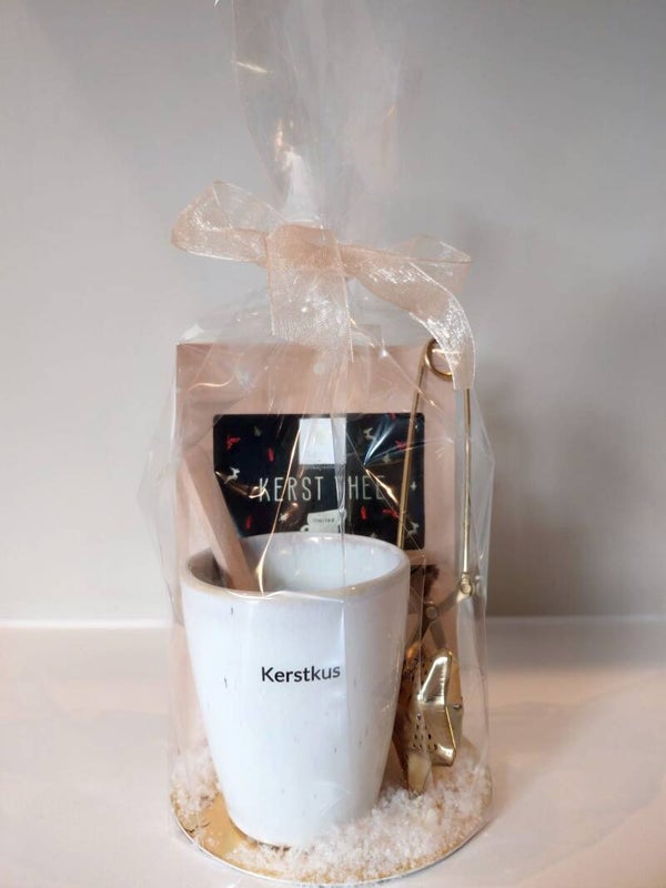 Cadeau pakket kerstkus