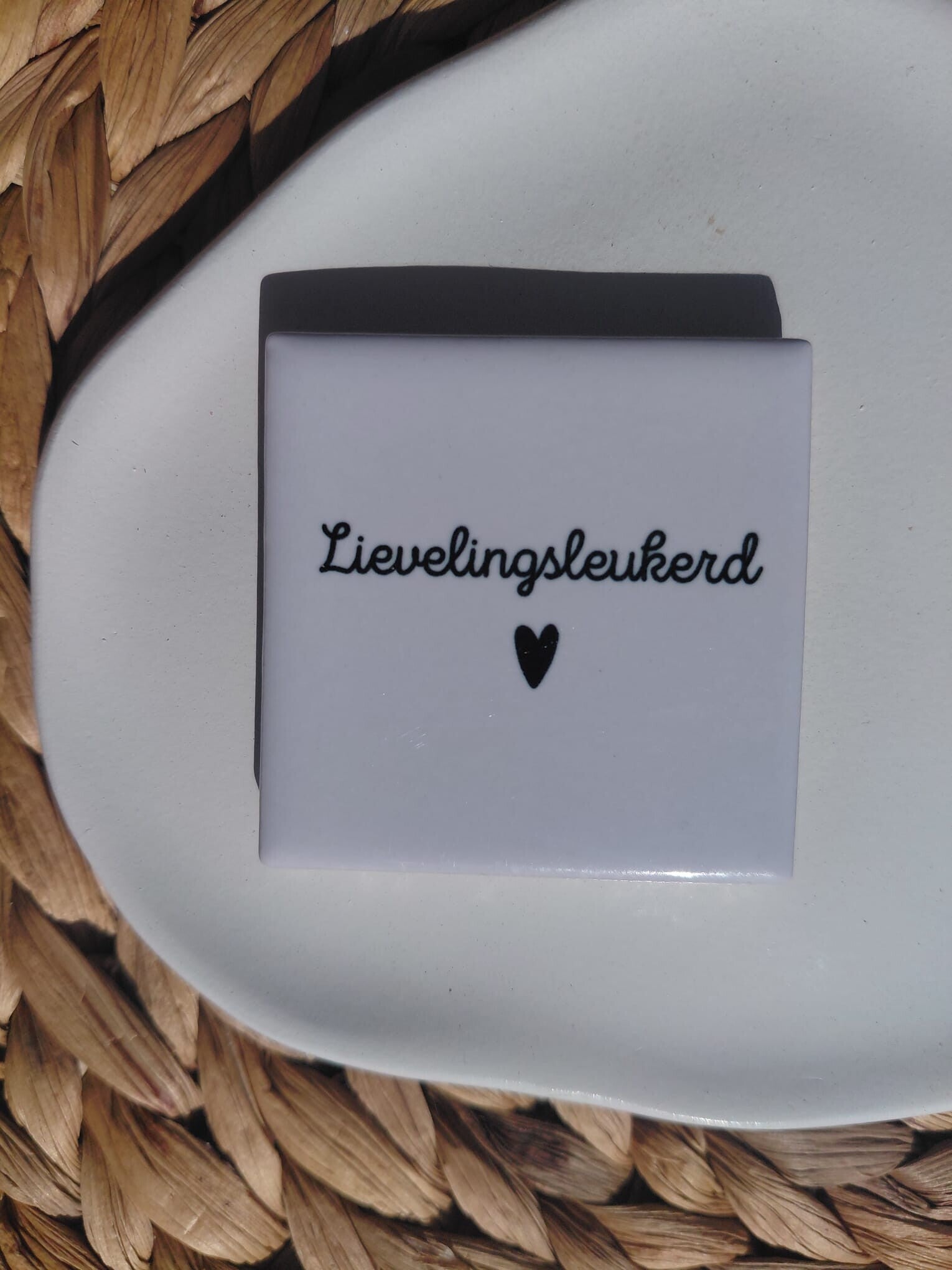 Magneet tegeltje '' Lievelingsleukerd ''