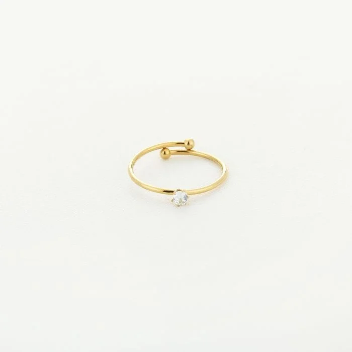 Basic ring met zirkonia