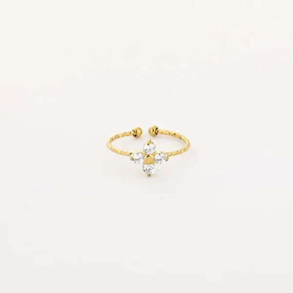 Basic ring met zirkonia