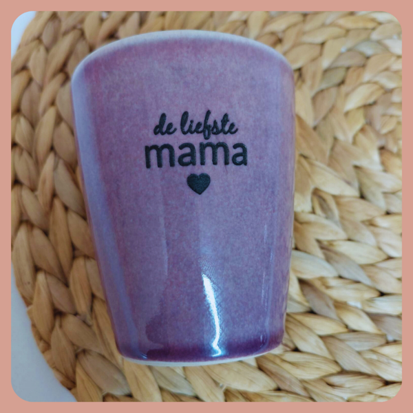 Glitter en Grime mok '' de liefste mama''