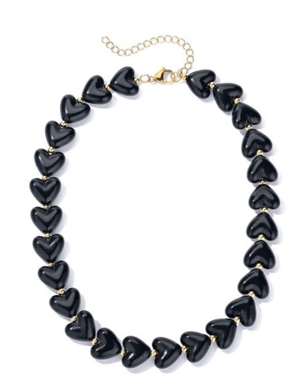 Love ketting zwart